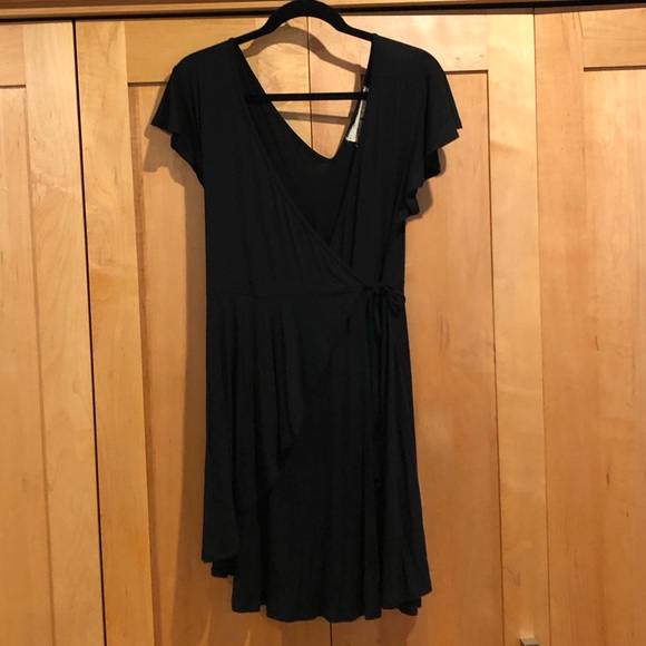 Beautiful black jersey summer dress.